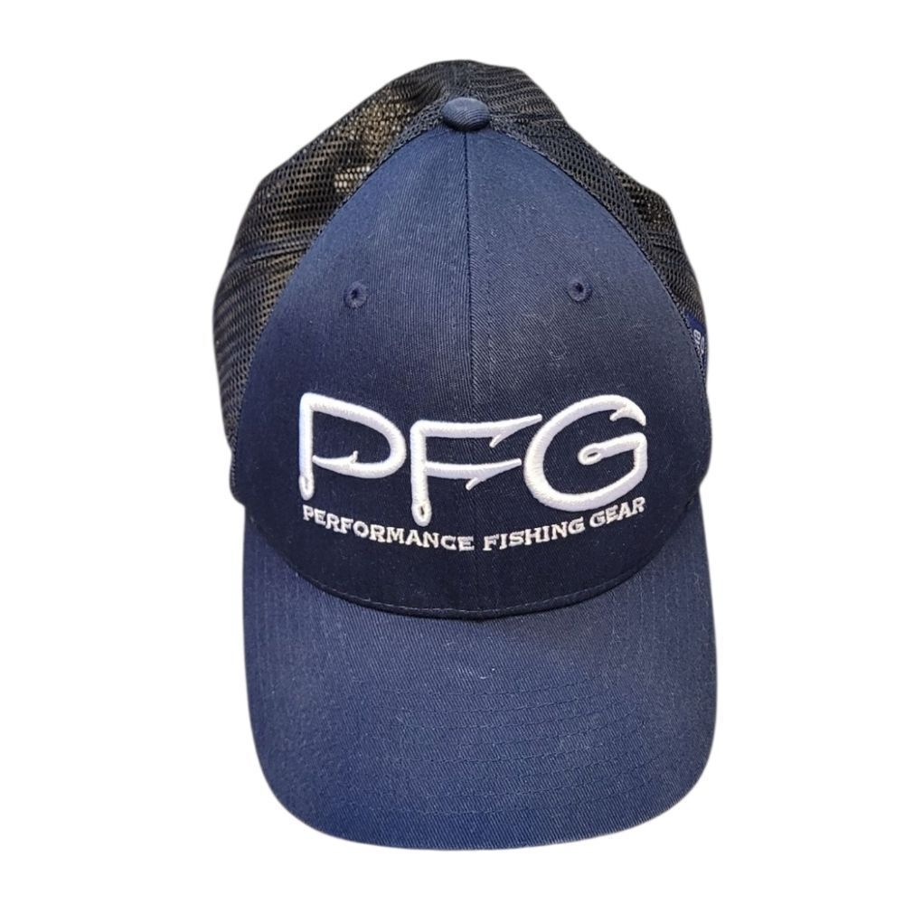Columbia PFG Men's Navy Blue Embroidered Logo Baseball Hat OS